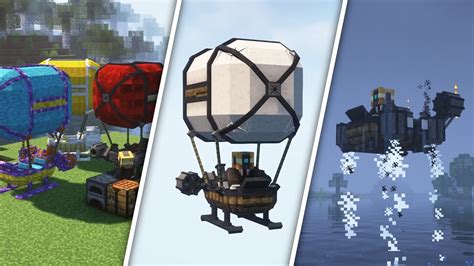 Viescraft airships  These Airships consume fuel to fly but also provides a 9 slot inventory to help transport items